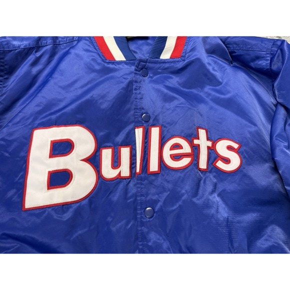 Baltimore Bullets Hardwood Classics Bomber Jacket Size XXL NBA - Picture 5 of 12